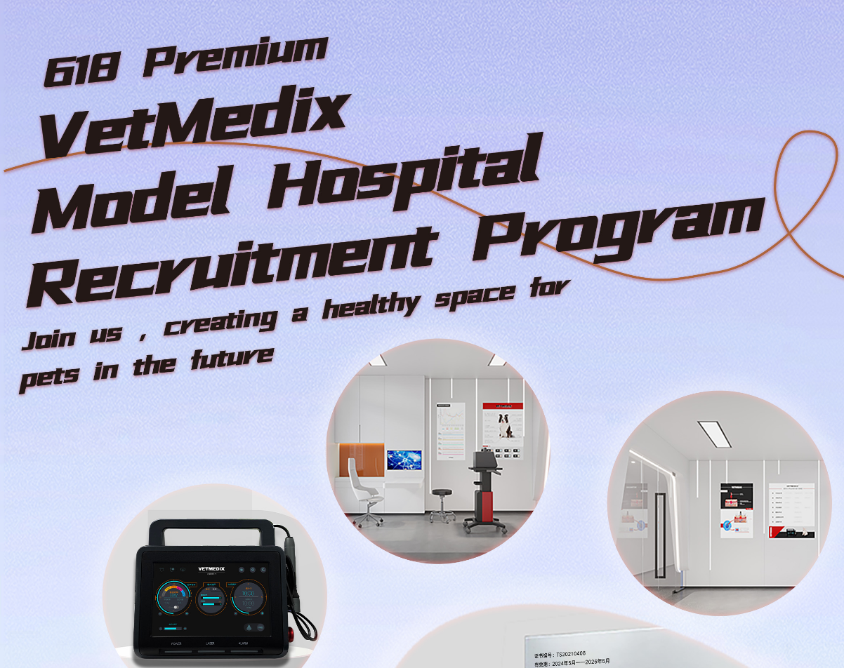 【امتياز 618 】 توظيف مستشفى VetMedix للعرض بالليزر عالي الطاقة للحيوانات الصغيرة